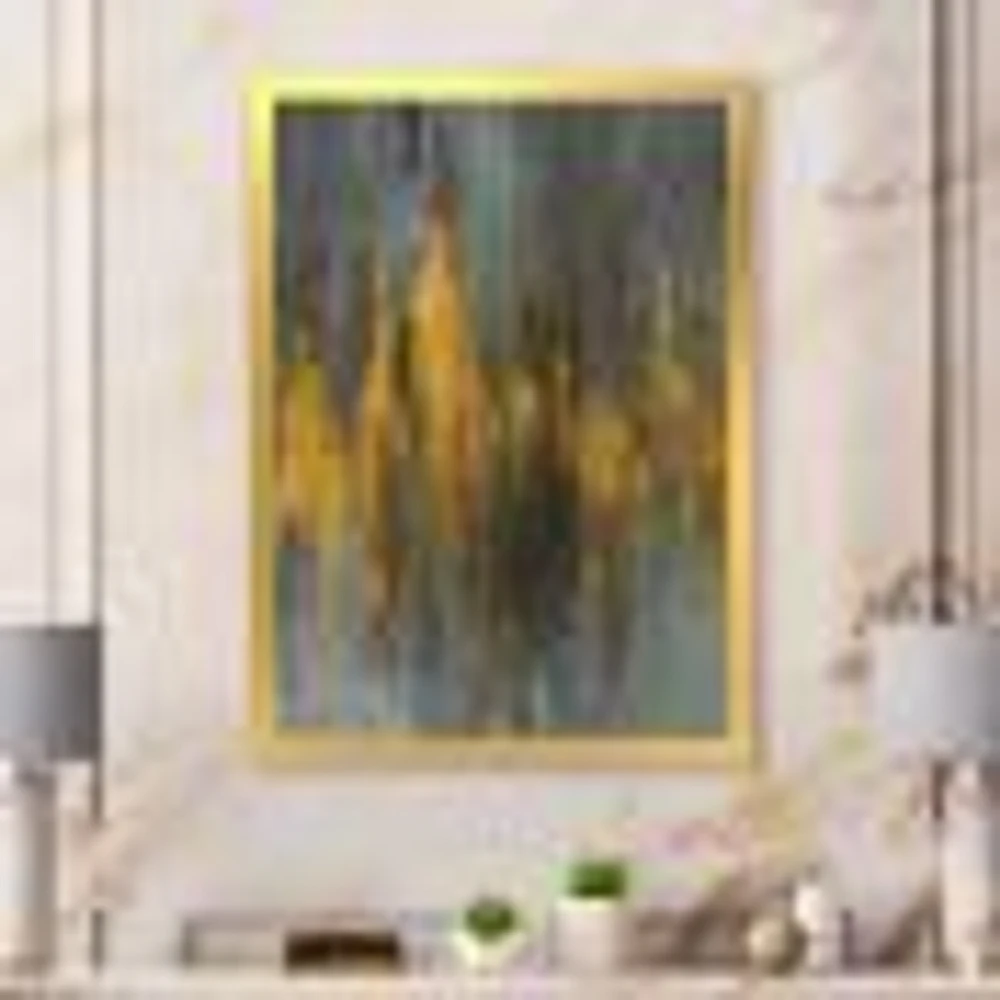 Black and Gold Glam Abstract Wall Art