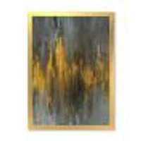 Black and Gold Glam Abstract Wall Art