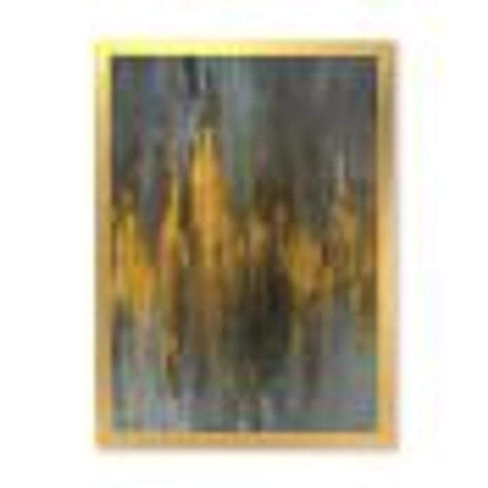 Black and Gold Glam Abstract Wall Art