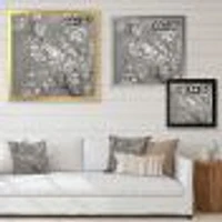 White Cherry Blossoms II  Canvas Wall Art Print