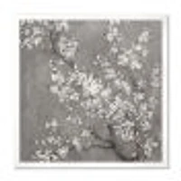 White Cherry Blossoms II  Canvas Wall Art Print