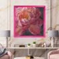 Toile « Vivid Pink Peonies I