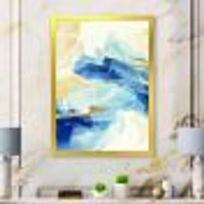 Metallic Gold Indigo II  Wall Art