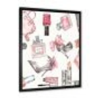 Glam Chic Accents Pattern I  Canvas Wall Art