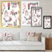 Glam Chic Accents Pattern I  Canvas Wall Art