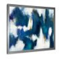 Blue Glam Texture II  Wall Art