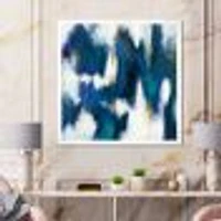 Blue Glam Texture II  Wall Art