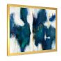 Blue Glam Texture I  Wall Art