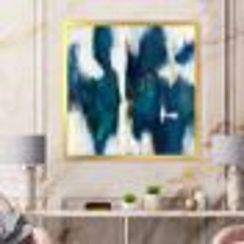 Blue Glam Texture I  Wall Art