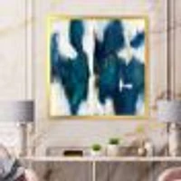 Blue Glam Texture I  Wall Art