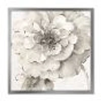 Toile « Indigold Grey Peonies I