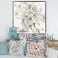 Indigold Grey Peonies II  Wall Art