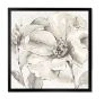 Indigold Grey Peonies IV  Canvas Art