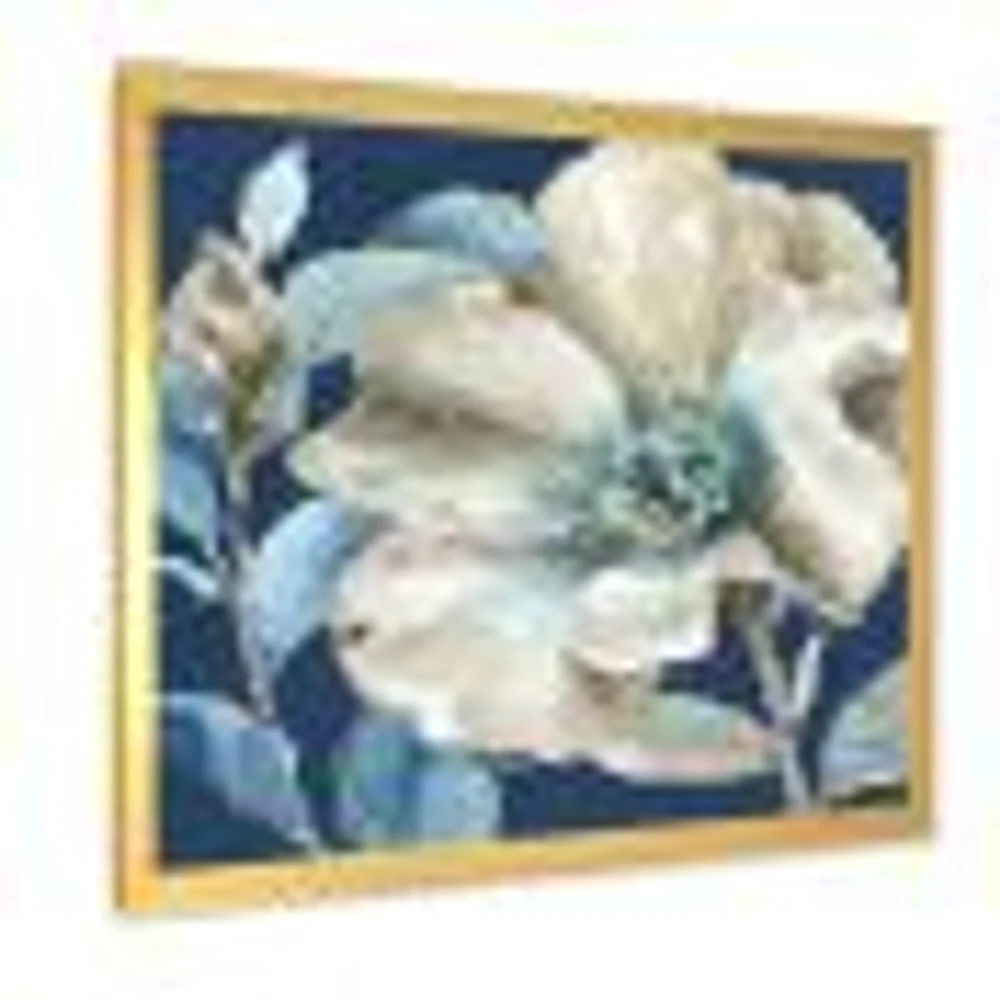 Indigold Watercolor Flower I  Wall Art