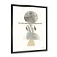 Geometric Balance Neutral I  Wall Art