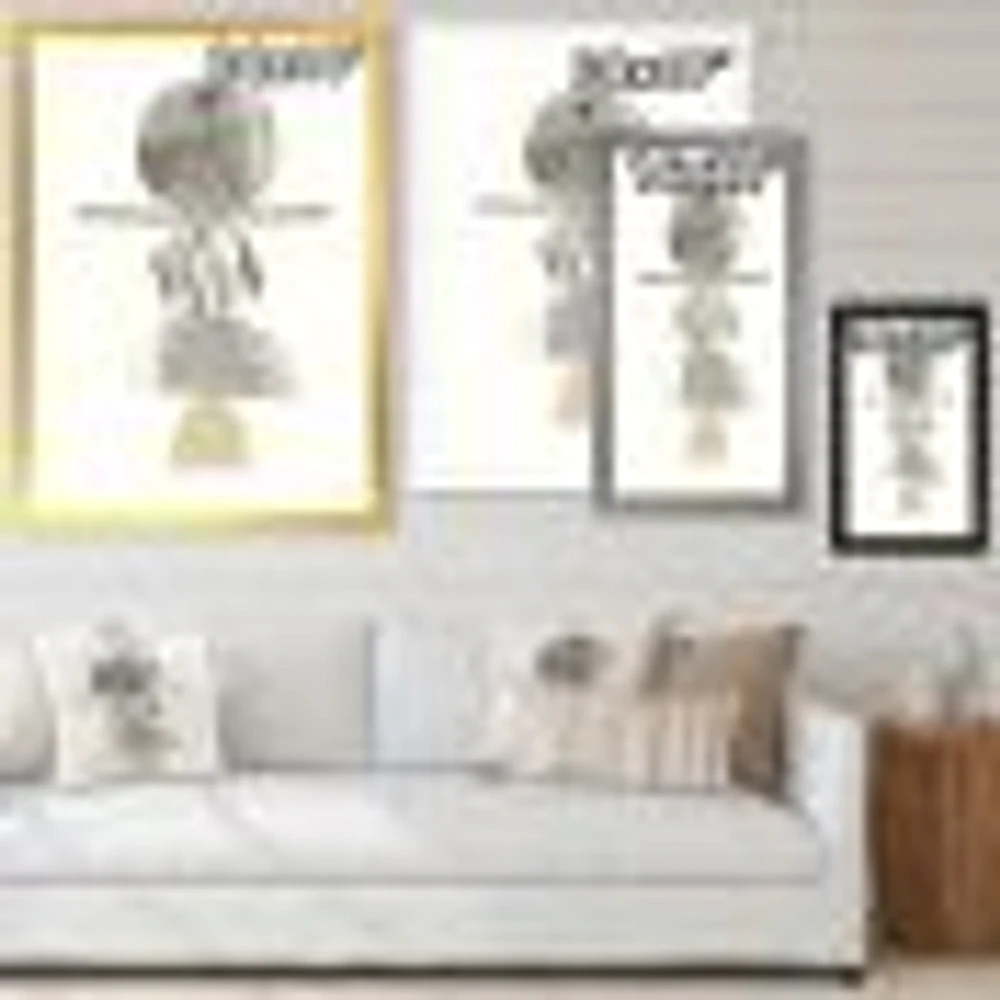 Geometric Balance Neutral I  Wall Art