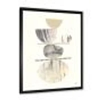 BalanceAbstract Neutral II Wall Art