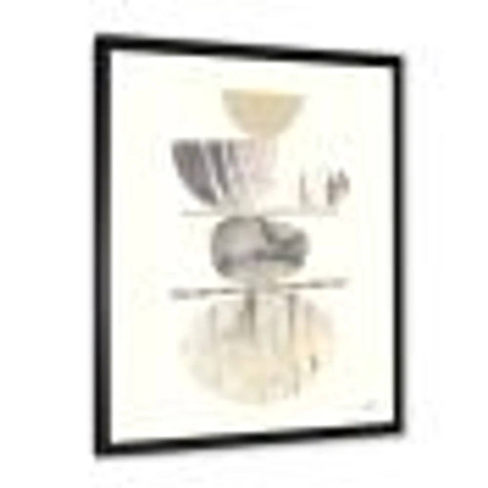 BalanceAbstract Neutral II Wall Art