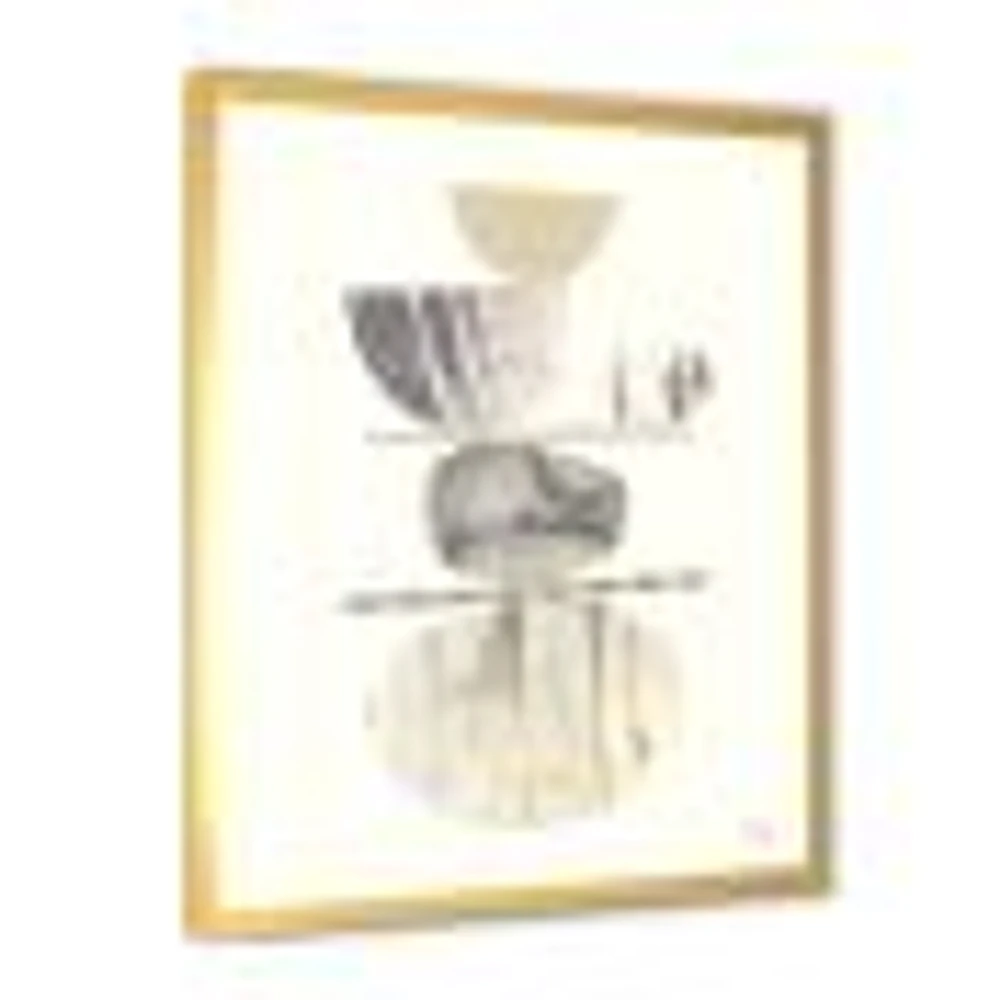 BalanceAbstract Neutral II Wall Art