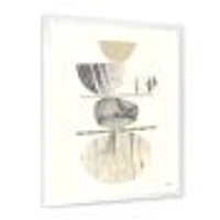 BalanceAbstract Neutral II Wall Art