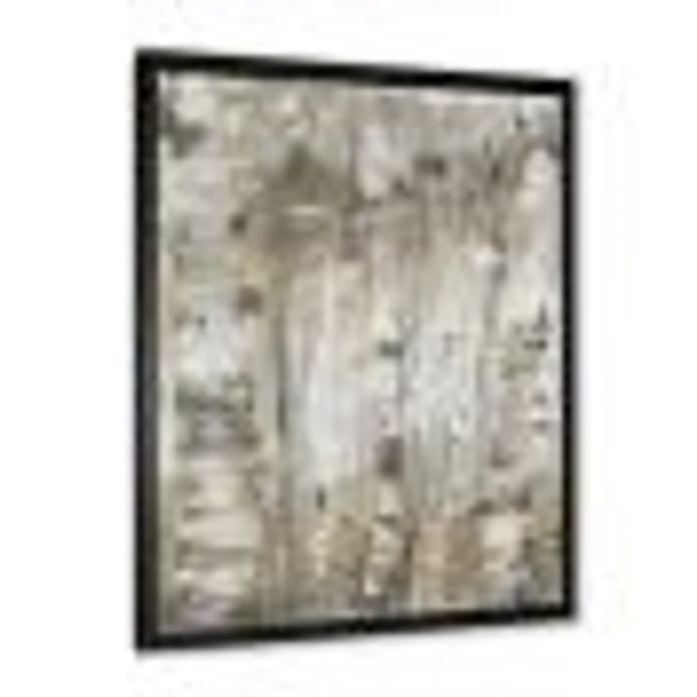 The Modern Grey Forest Wall Art