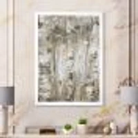 The Modern Grey Forest Wall Art