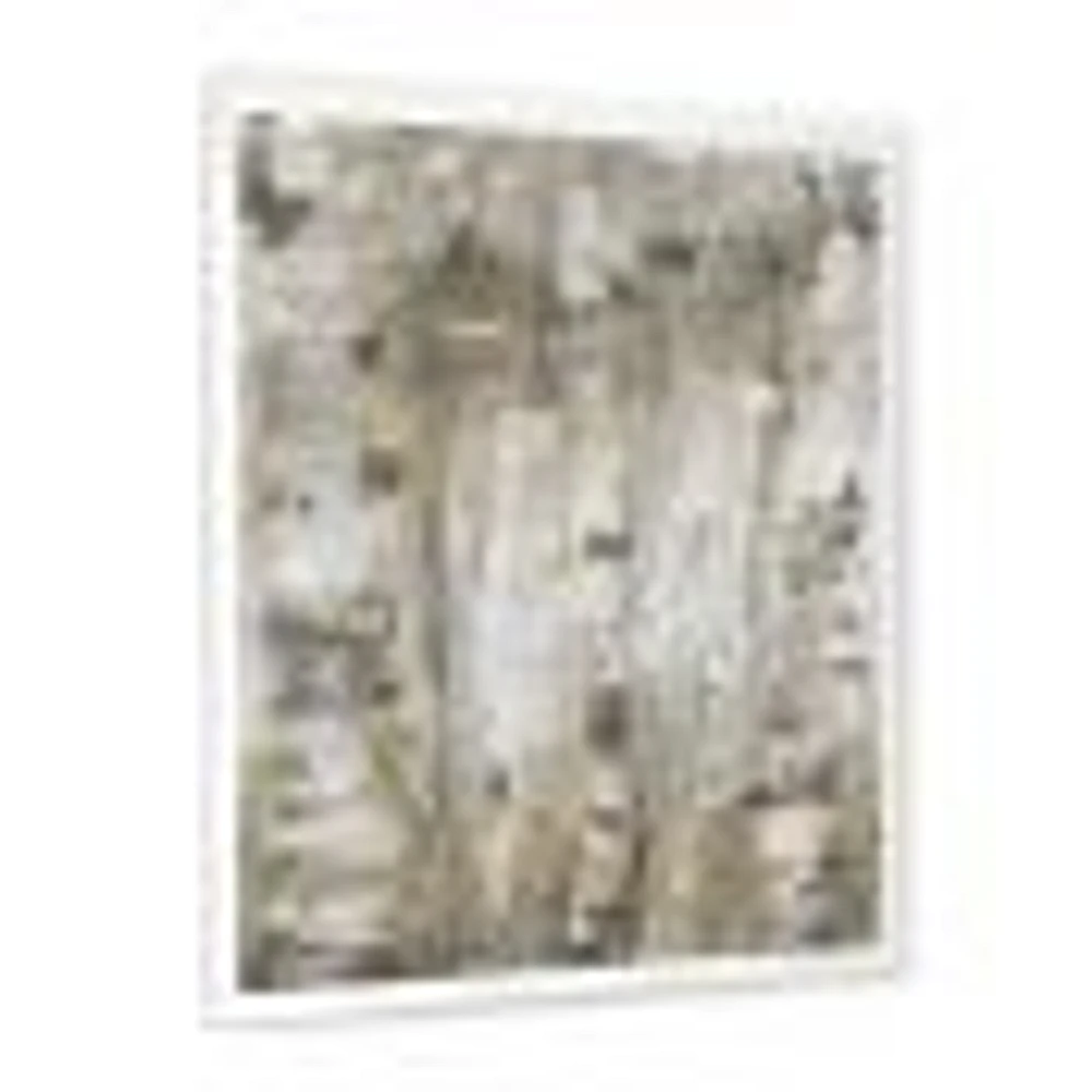 The Modern Grey Forest Wall Art