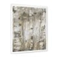 The Modern Grey Forest Wall Art