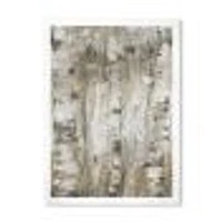 The Modern Grey Forest Wall Art