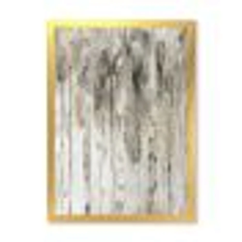 The Modern Grey Forest IV  Wall Art