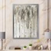 The Modern Grey Forest IV  Wall Art