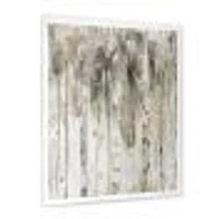 The Modern Grey Forest IV  Wall Art