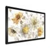 Fields of Gold Watercolor Flower VII  Canvas Art