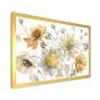 Fields of Gold Watercolor Flower VII  Canvas Art