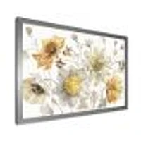 Fields of Gold Watercolor Flower VII  Canvas Art