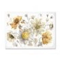 Fields of Gold Watercolor Flower VII  Canvas Art