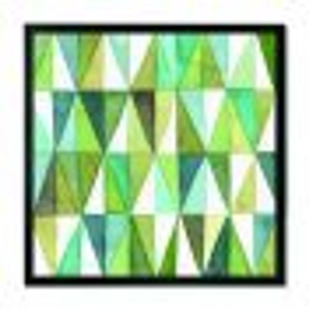 Toile « Green Triangle III