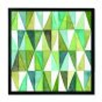 Toile « Green Triangle III