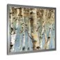 White Birch Forest II  Canvas Wall Art