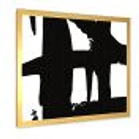 Black & White Crossing Paths II Wall Art