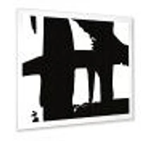 Black & White Crossing Paths II Wall Art