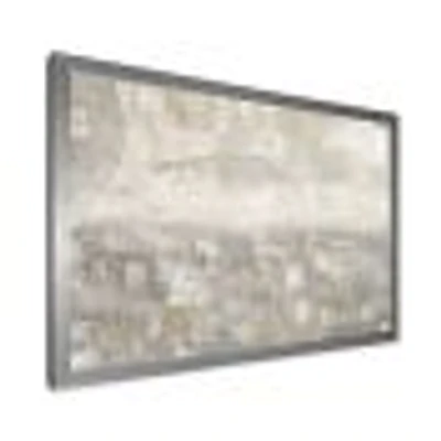 Gray Abstract Watercolor  Canvas