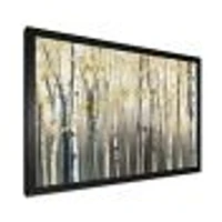 Golden Birch Forest I  Canvas Wall Art