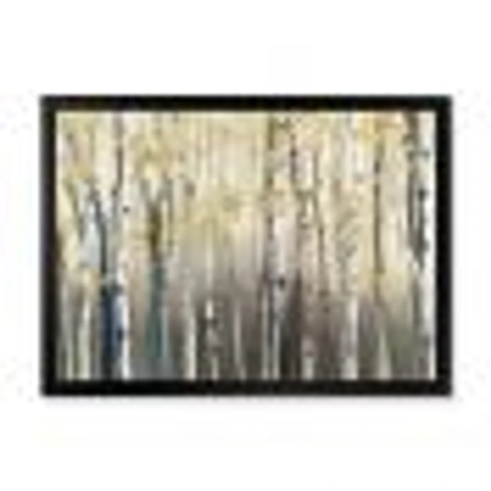 Toile « Golden Birch Forest I »