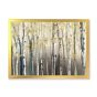 Golden Birch Forest I  Canvas Wall Art