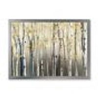 Golden Birch Forest I  Canvas Wall Art