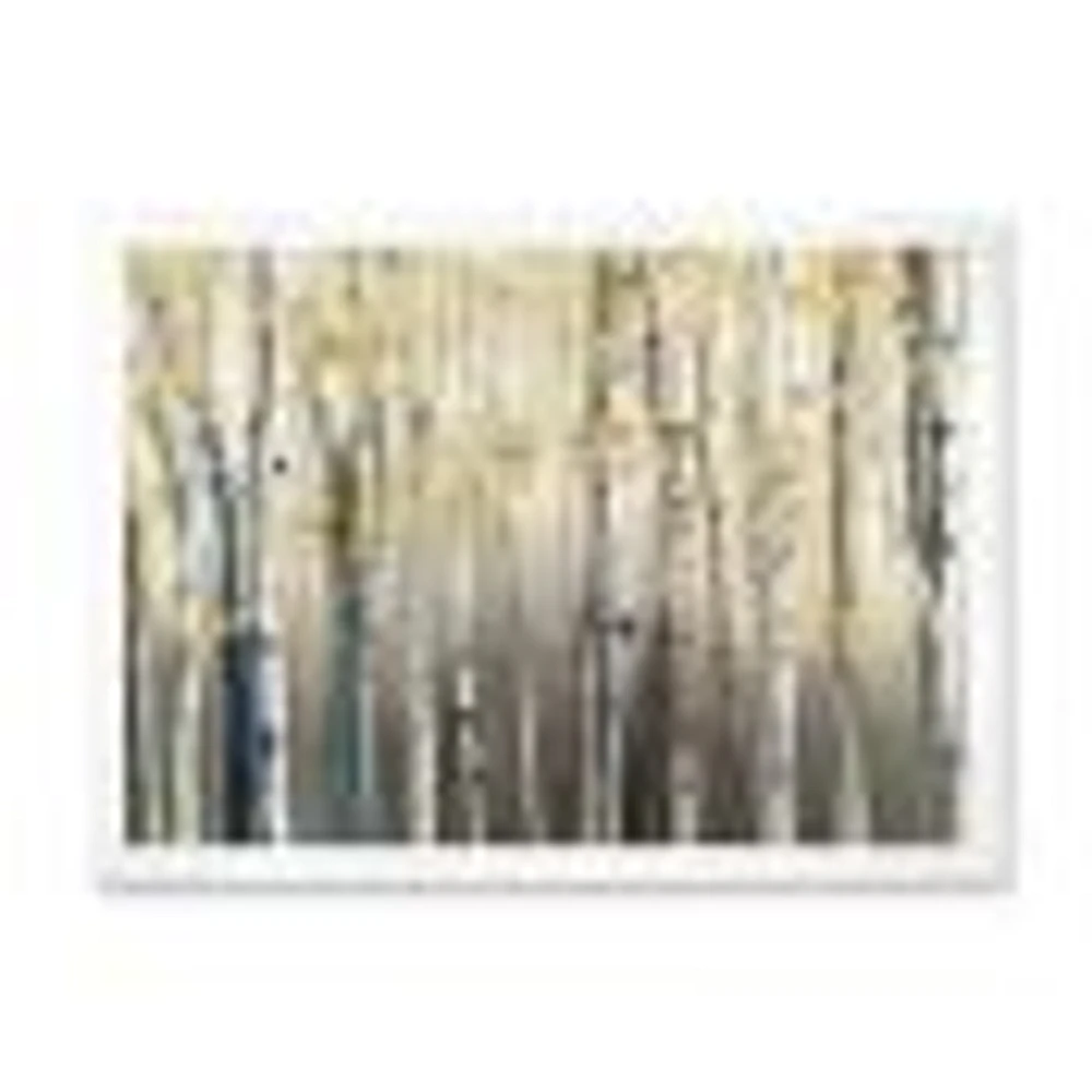 Golden Birch Forest I  Canvas Wall Art