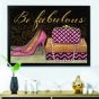 Gold Fabulous Life Style III  FrenchWall Art