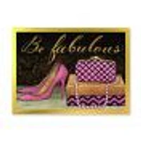 Gold Fabulous Life Style III  FrenchWall Art