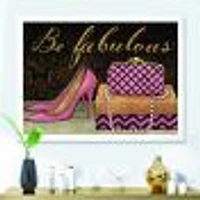 Gold Fabulous Life Style III  FrenchWall Art